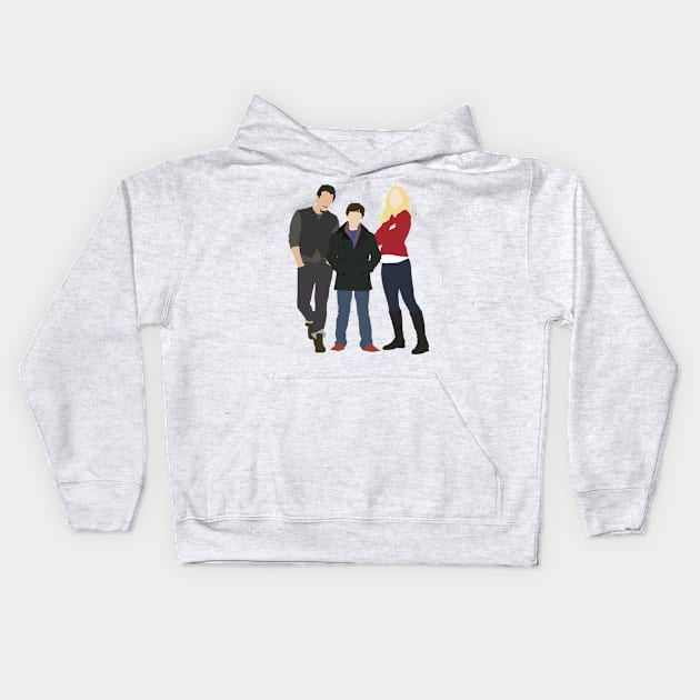 Swanfire Family Kids Hoodie by eevylynn